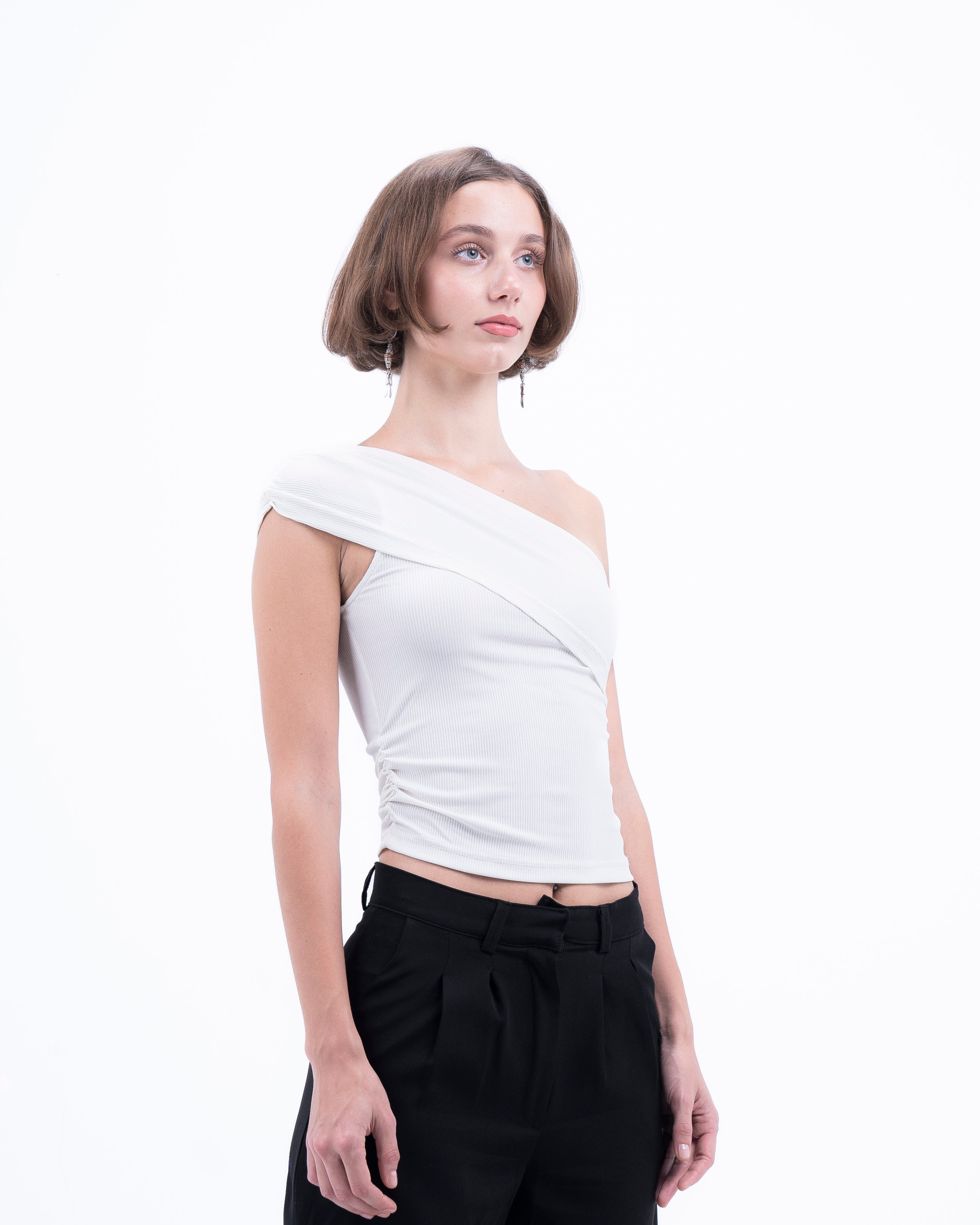 Asymmetrical One-Shoulder Top