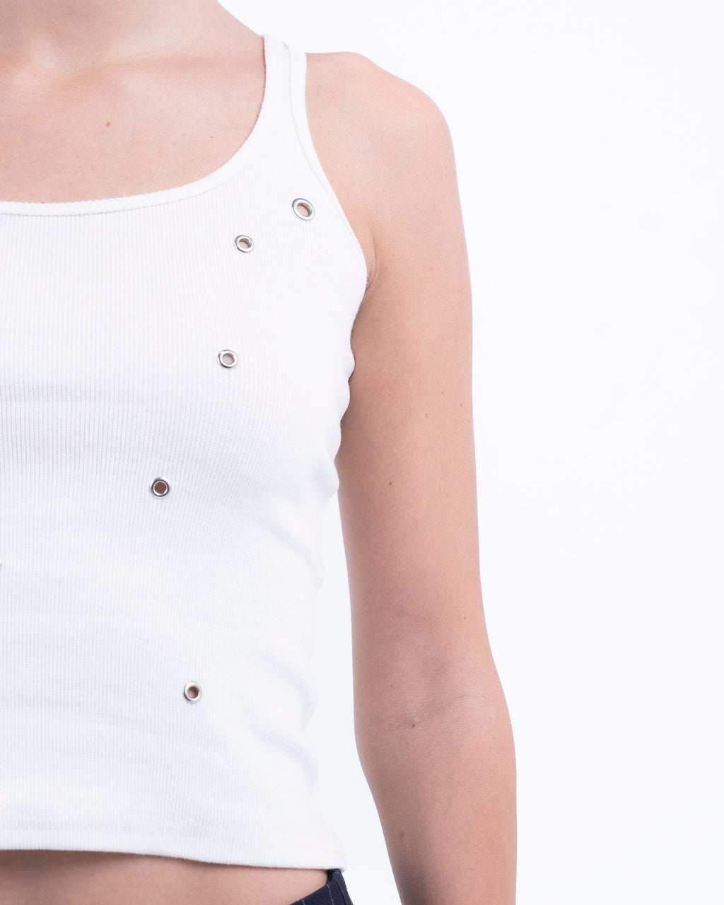 Eyelets Tank Top