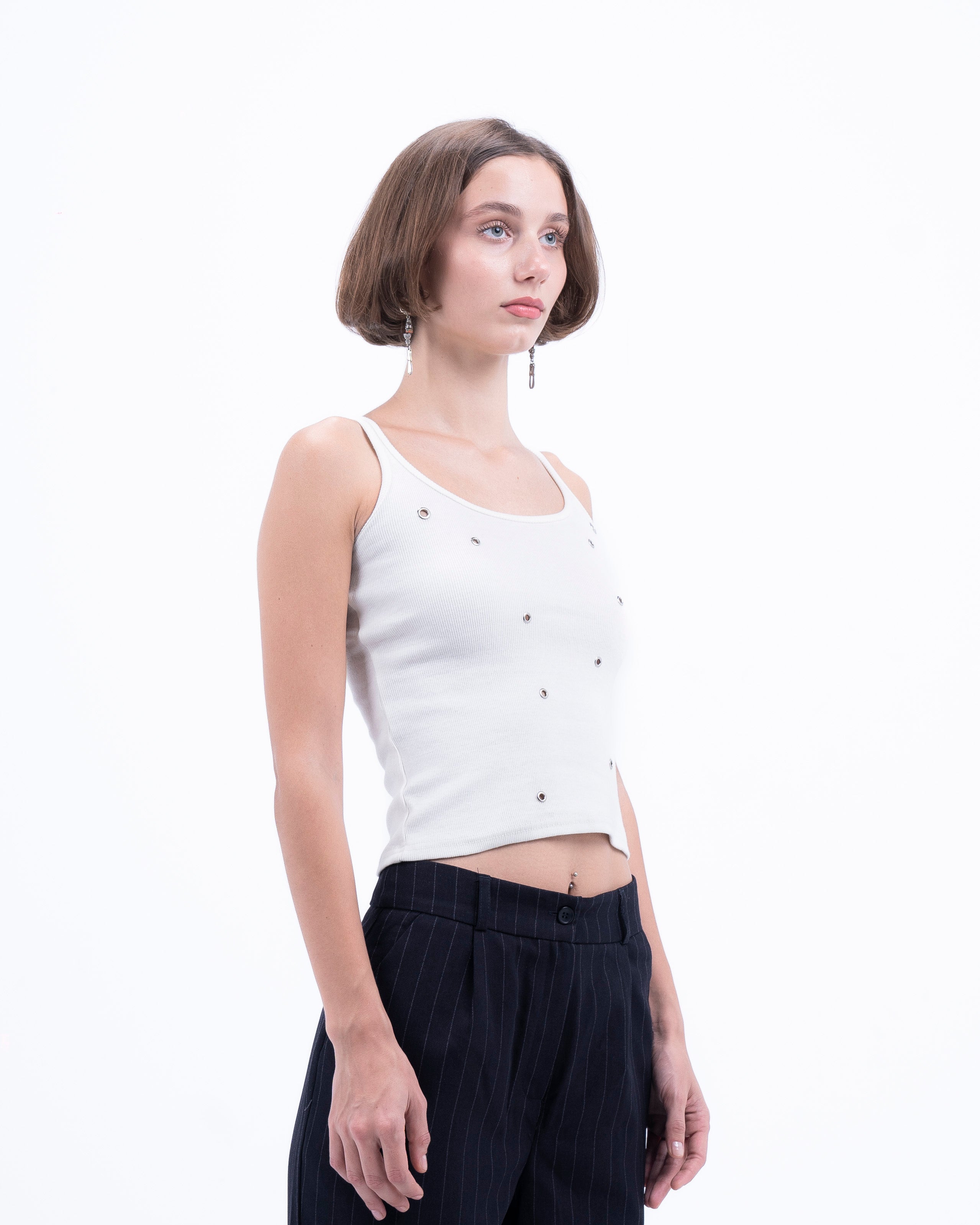 Eyelets Tank Top