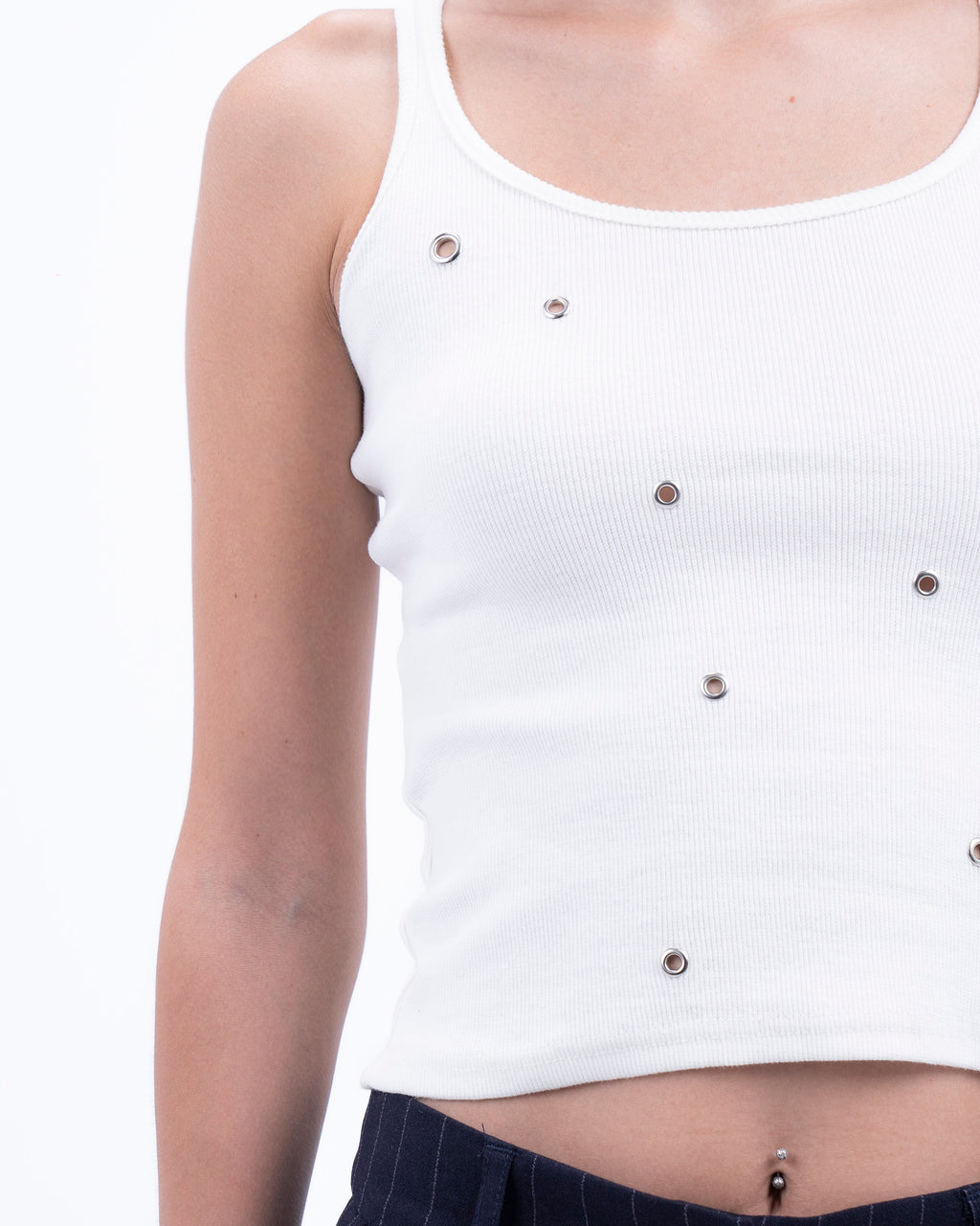Eyelets Tank Top