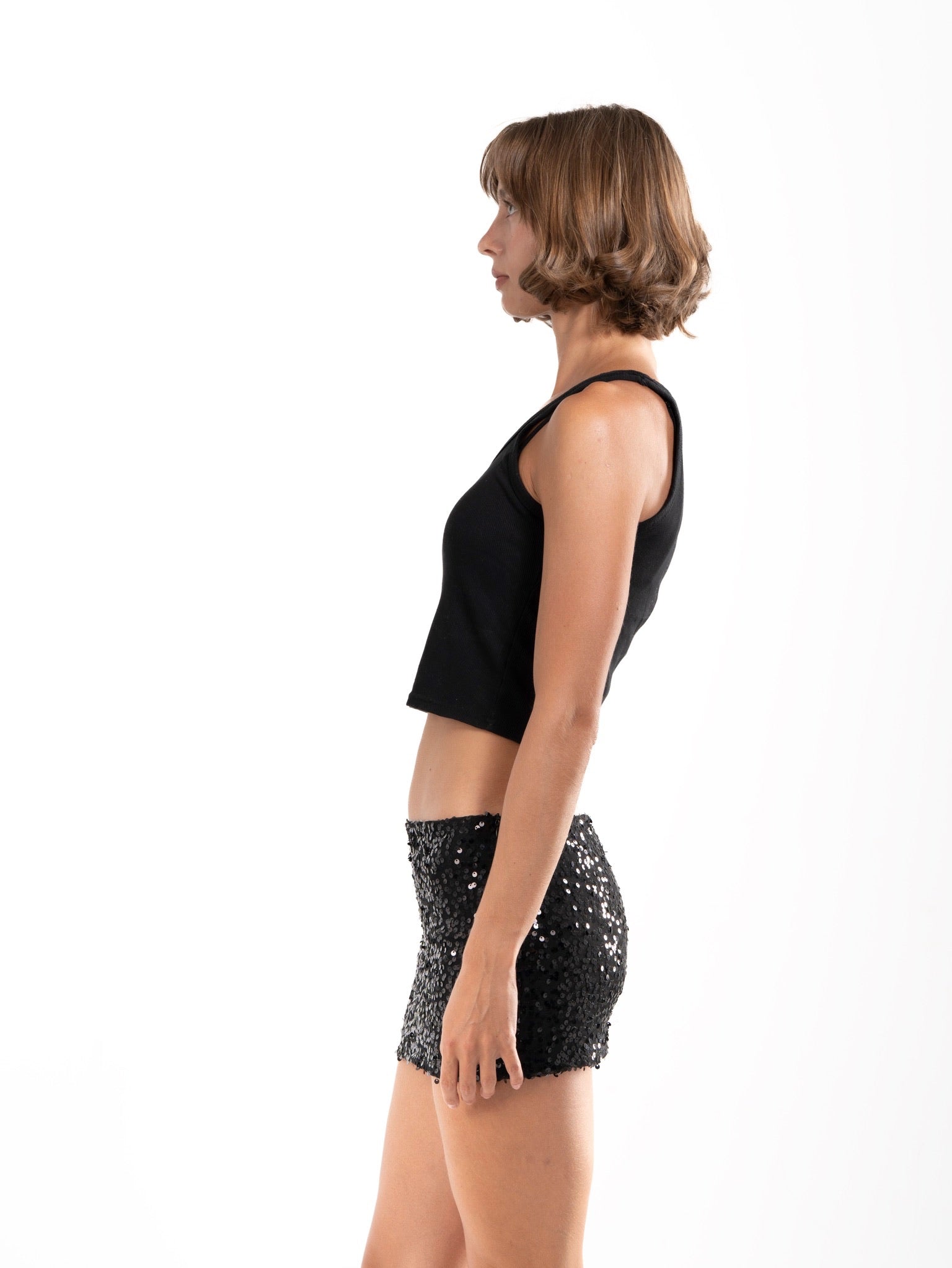 Black Disco Skirt