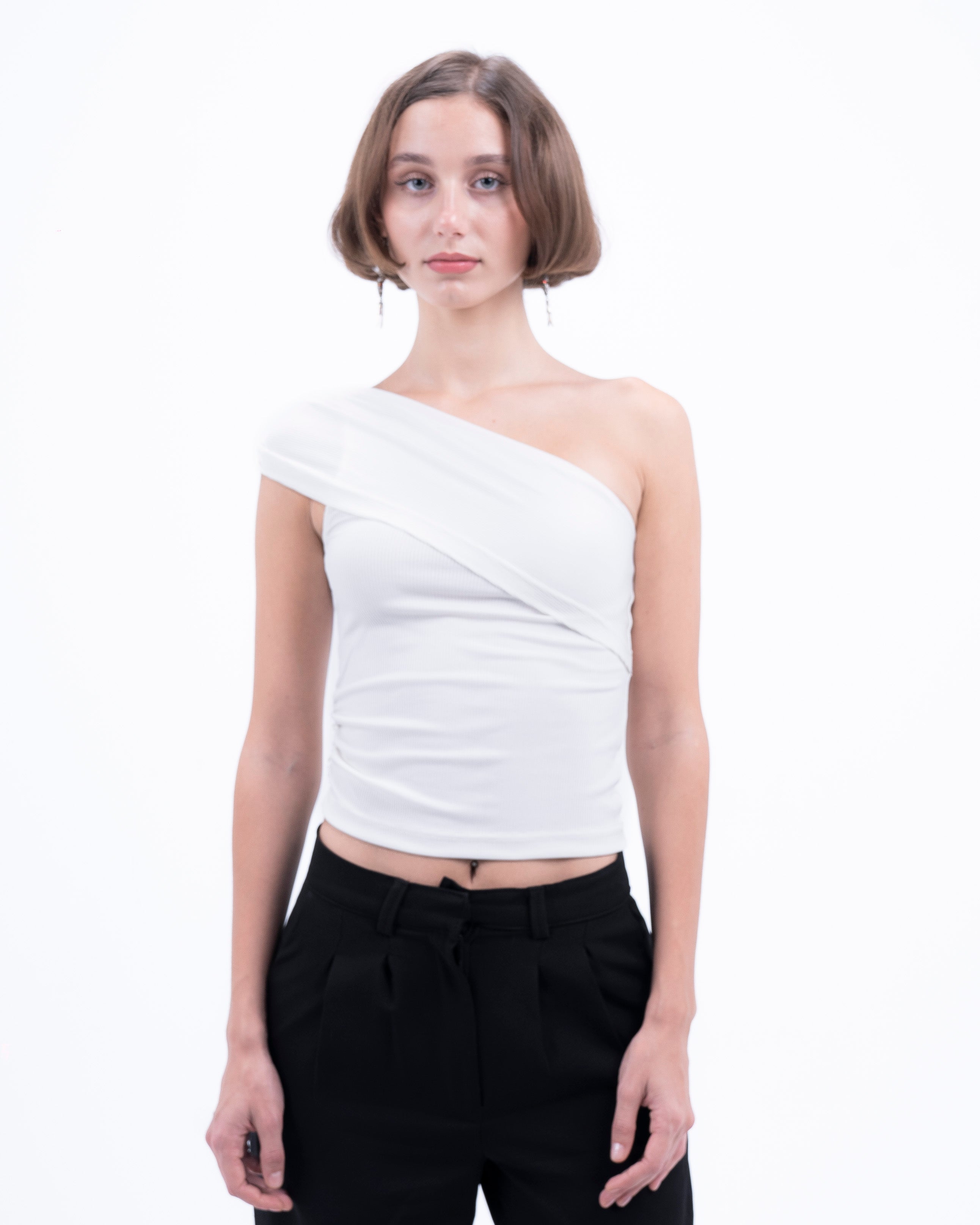 Asymmetrical One-Shoulder Top