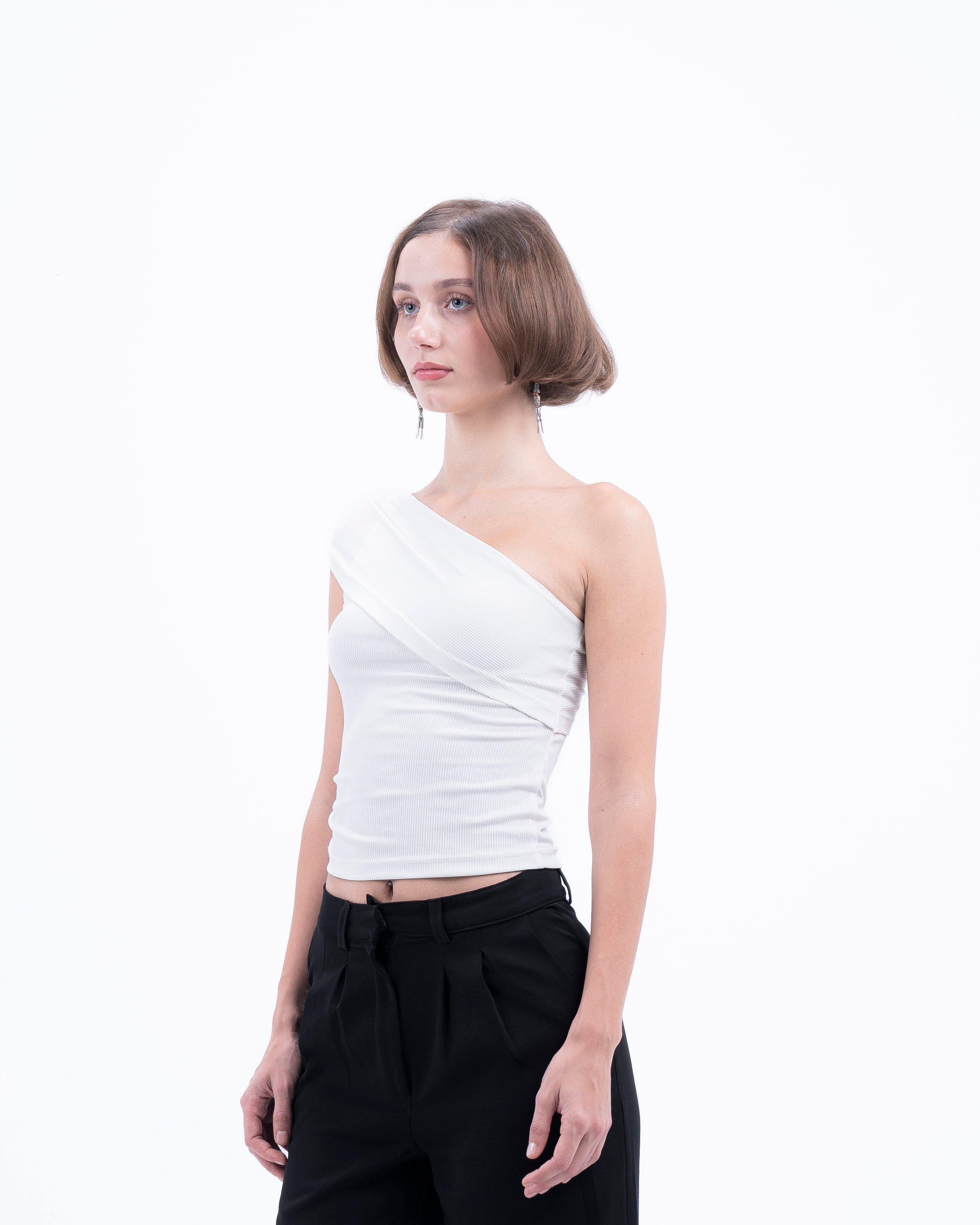 Asymmetrical One-Shoulder Top