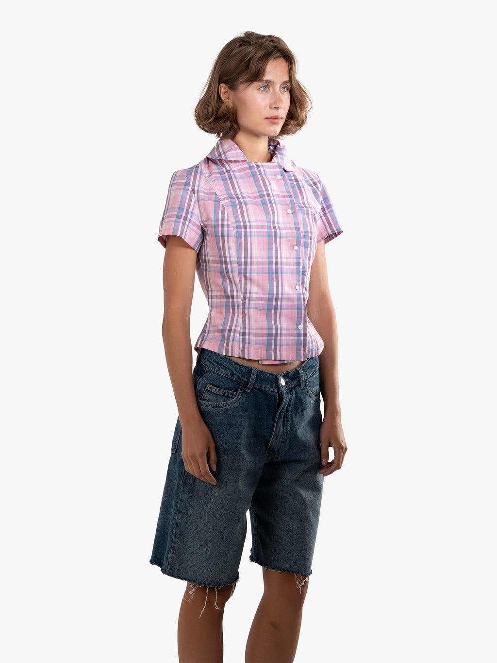 Fitted Short-Sleeve Top