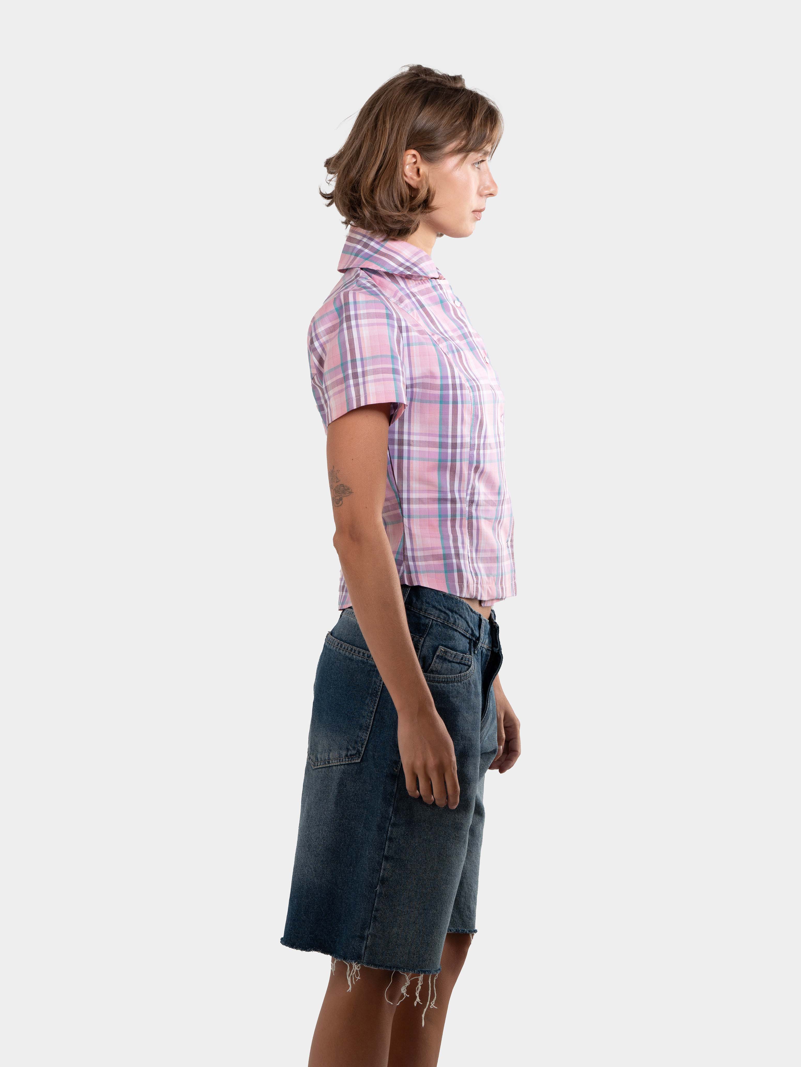 Fitted Short-Sleeve Top