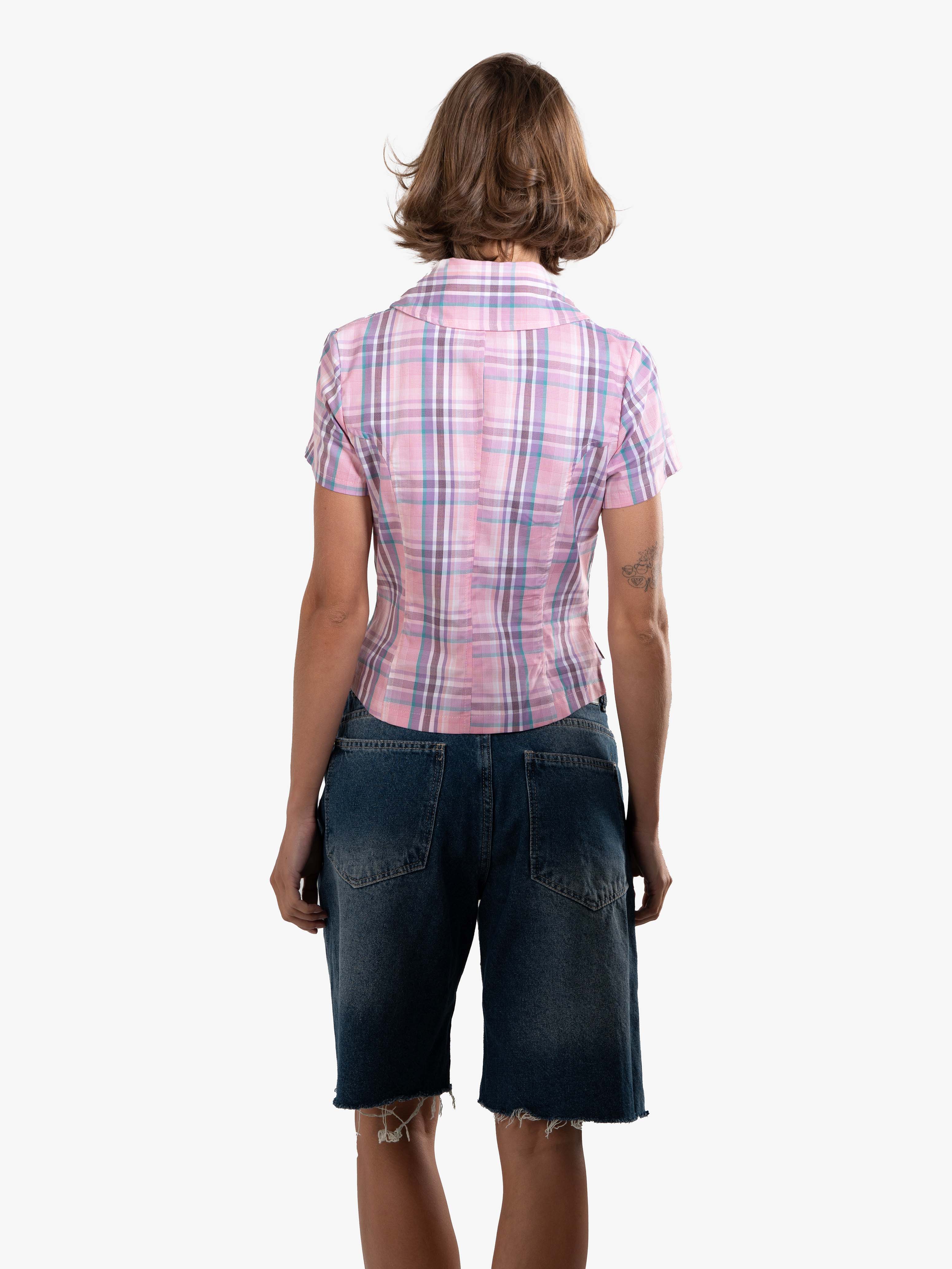 Fitted Short-Sleeve Top