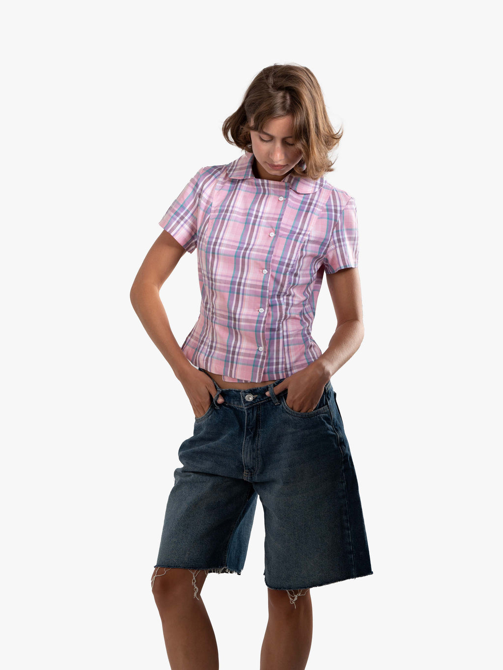 Fitted Short-Sleeve Top