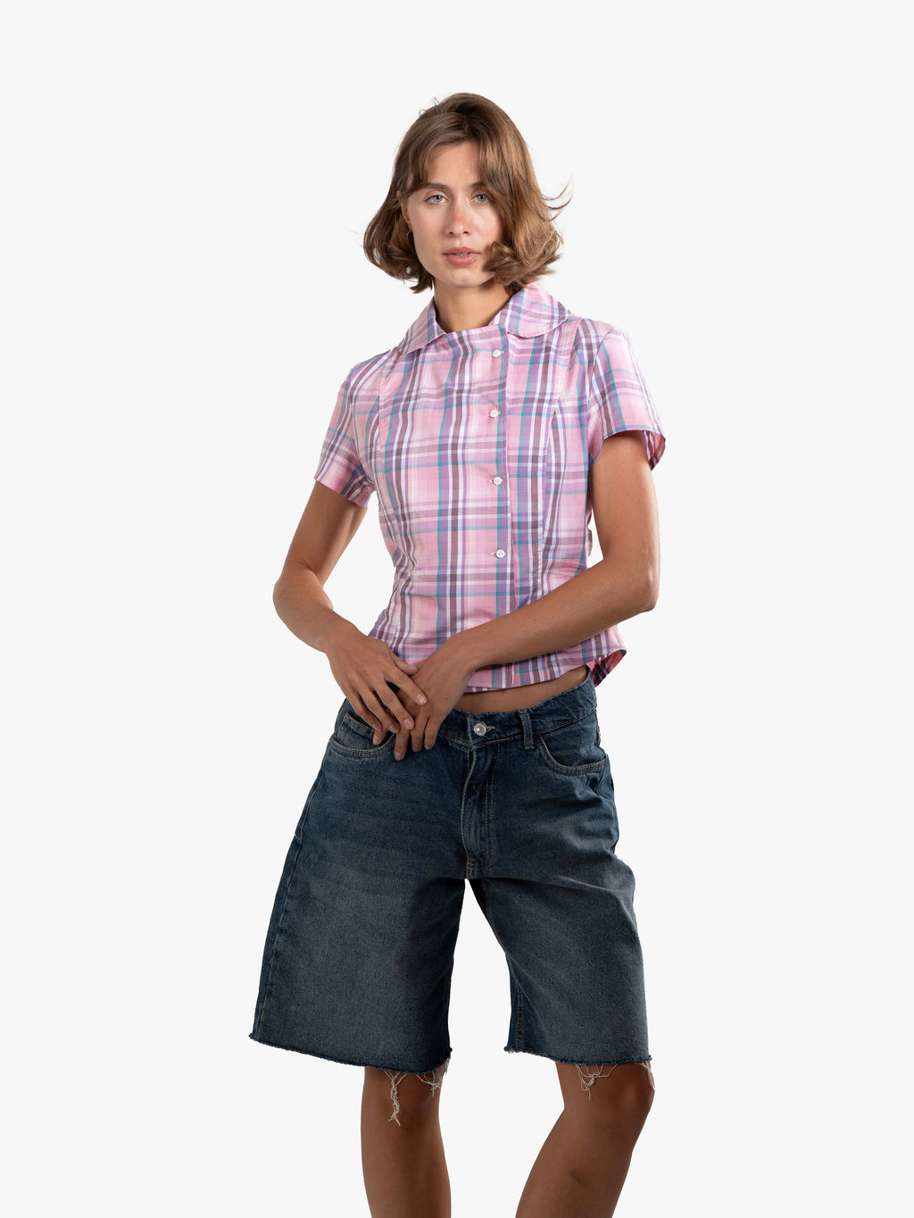 Fitted Short-Sleeve Top