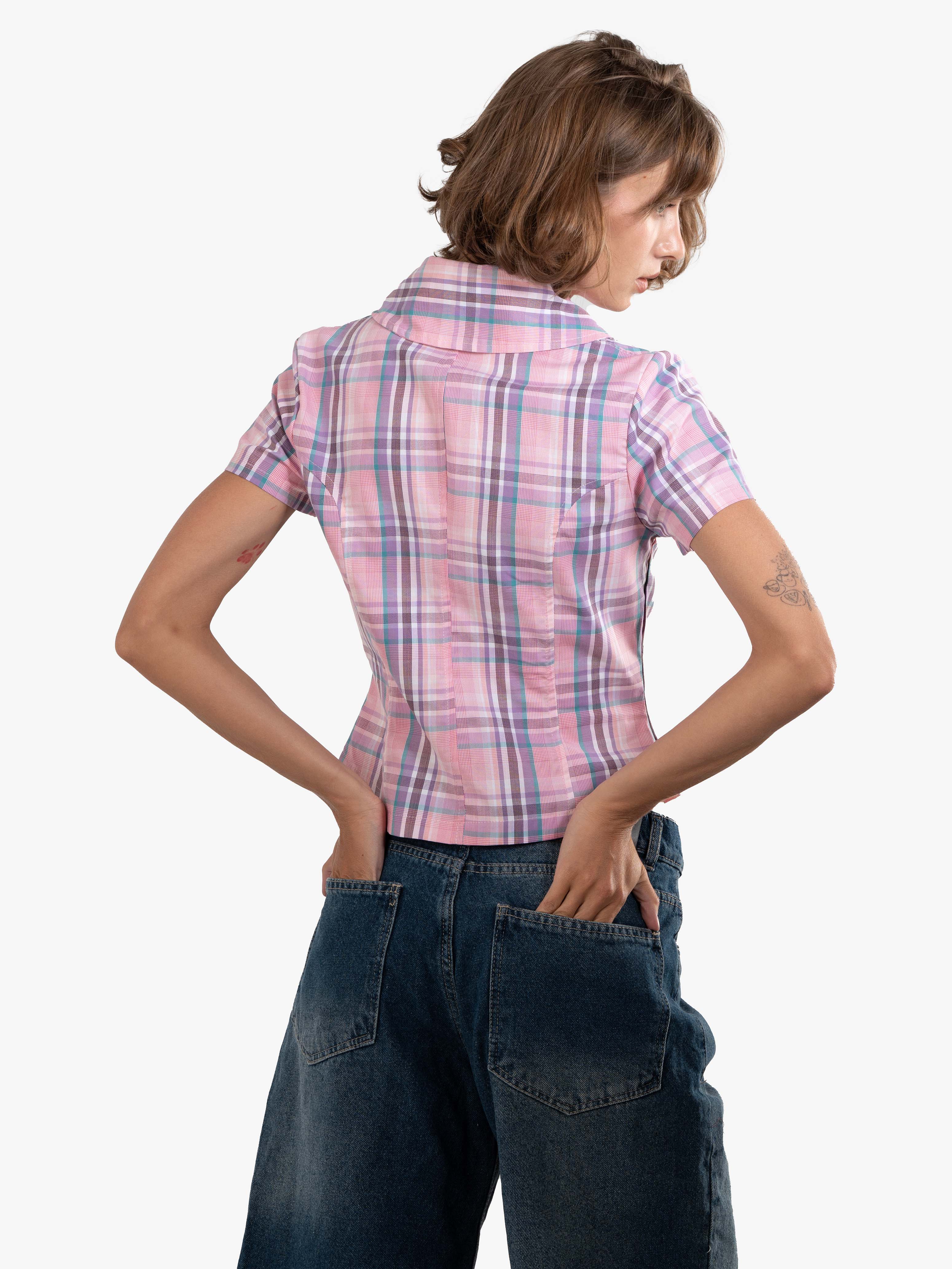 Fitted Short-Sleeve Top