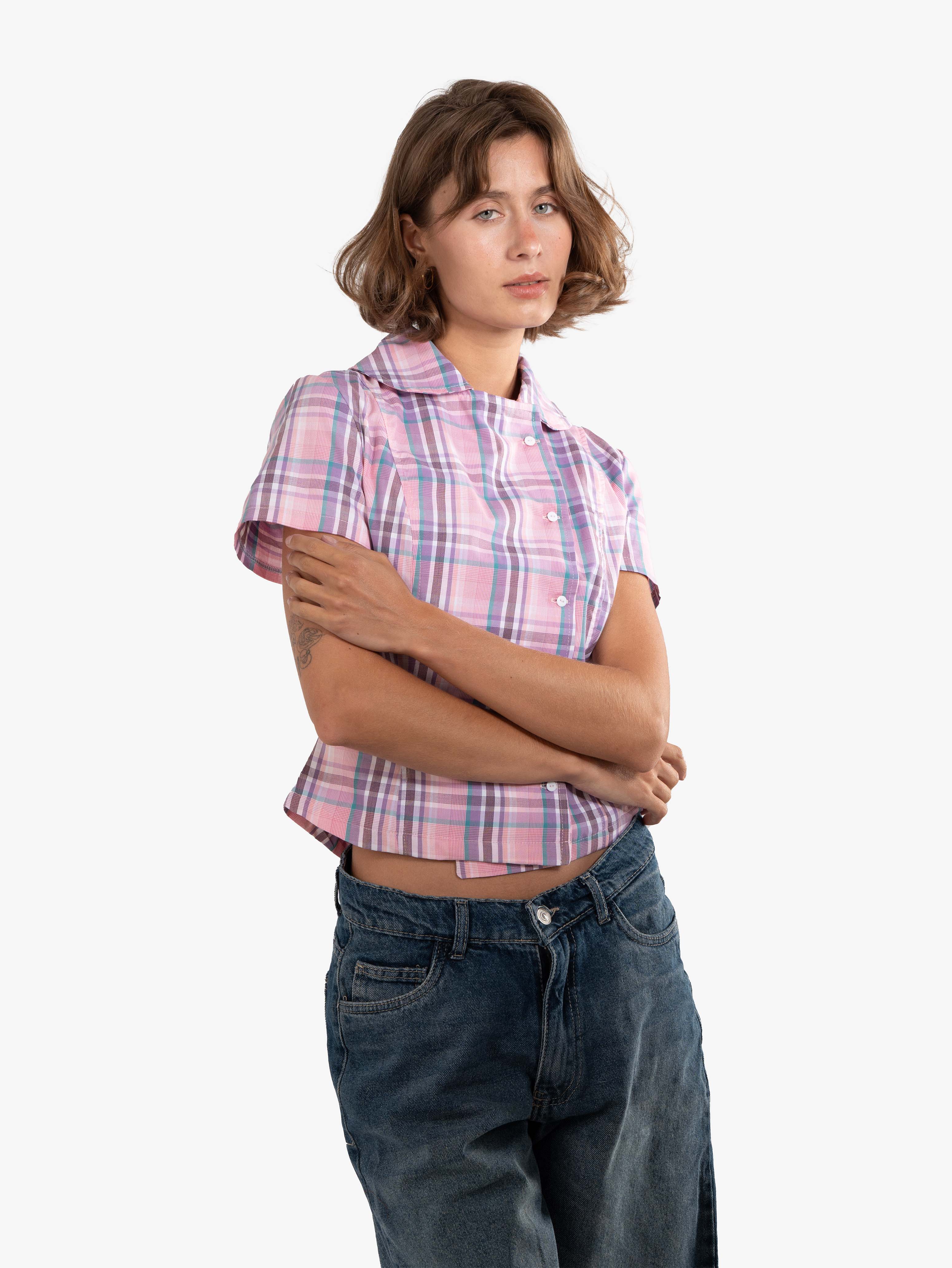 Fitted Short-Sleeve Top