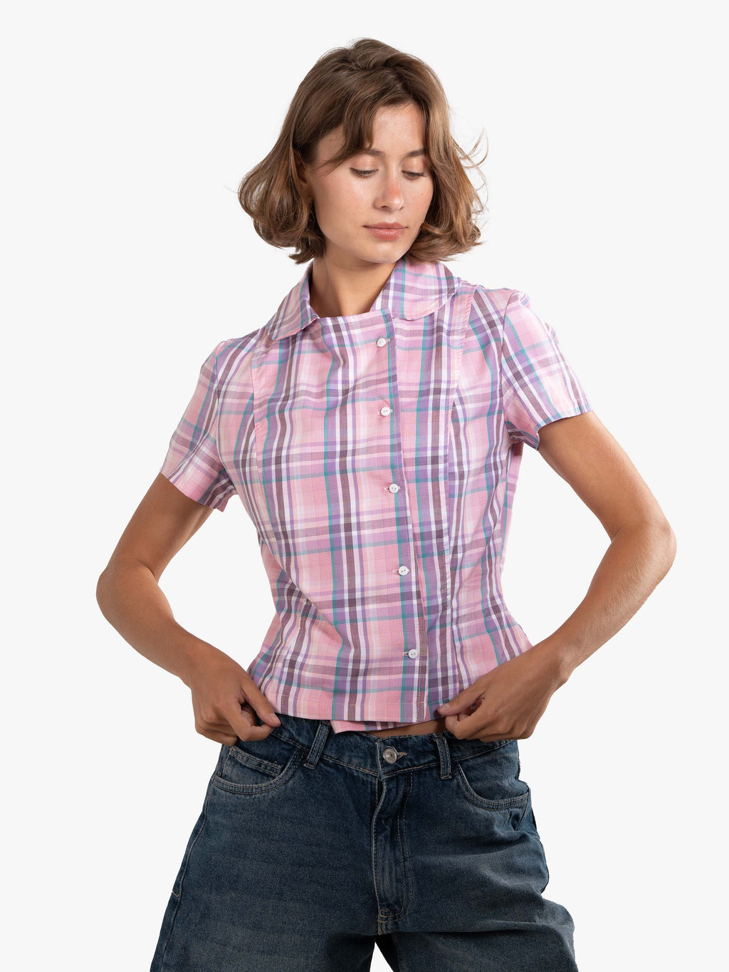 Fitted Short-Sleeve Top