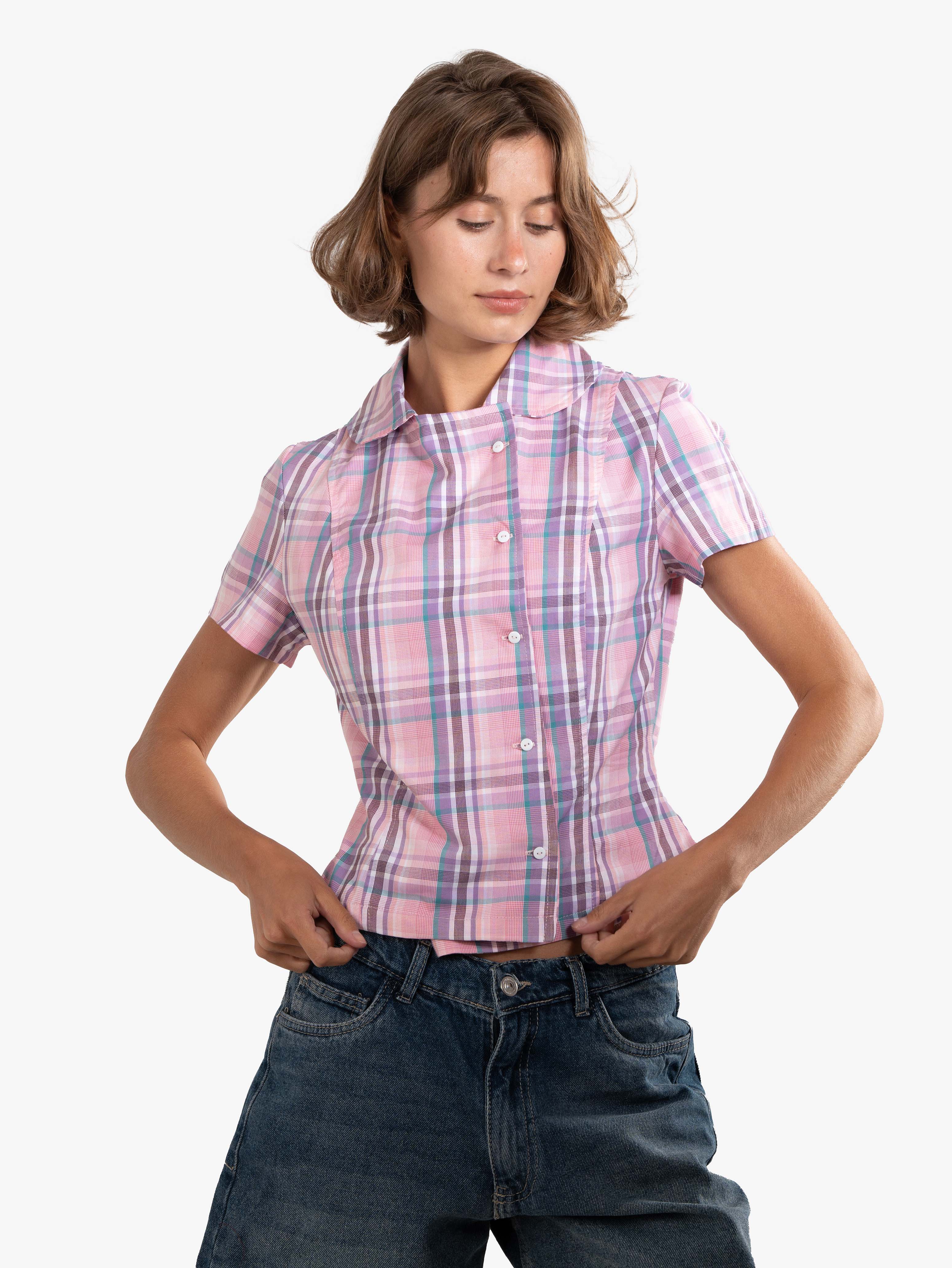 Fitted Short-Sleeve Top