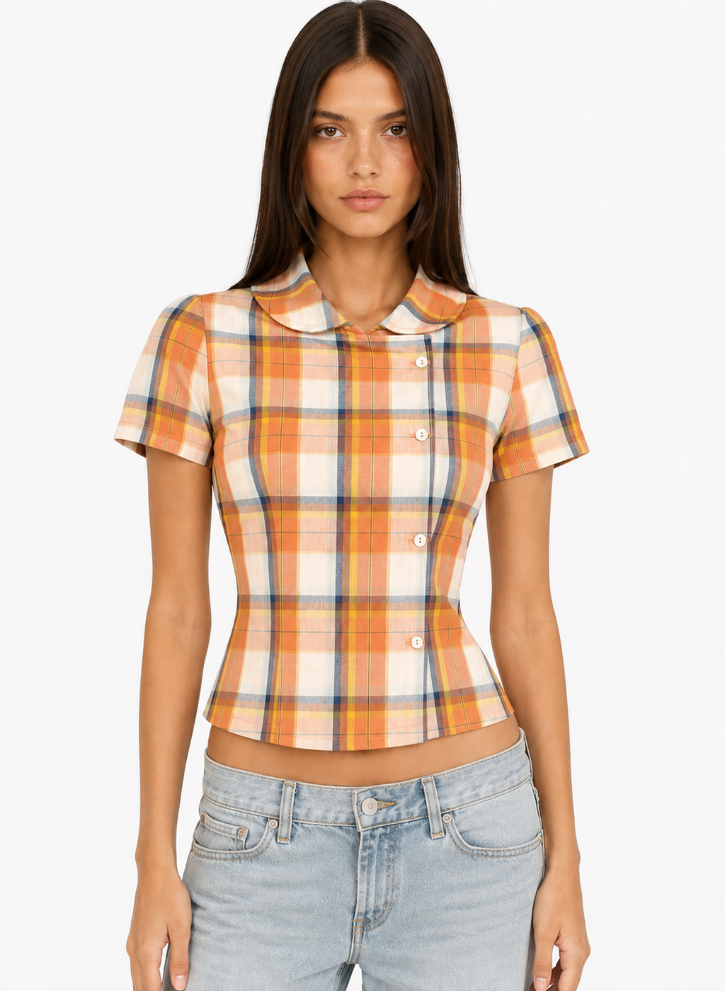 Fitted Short-Sleeve Top