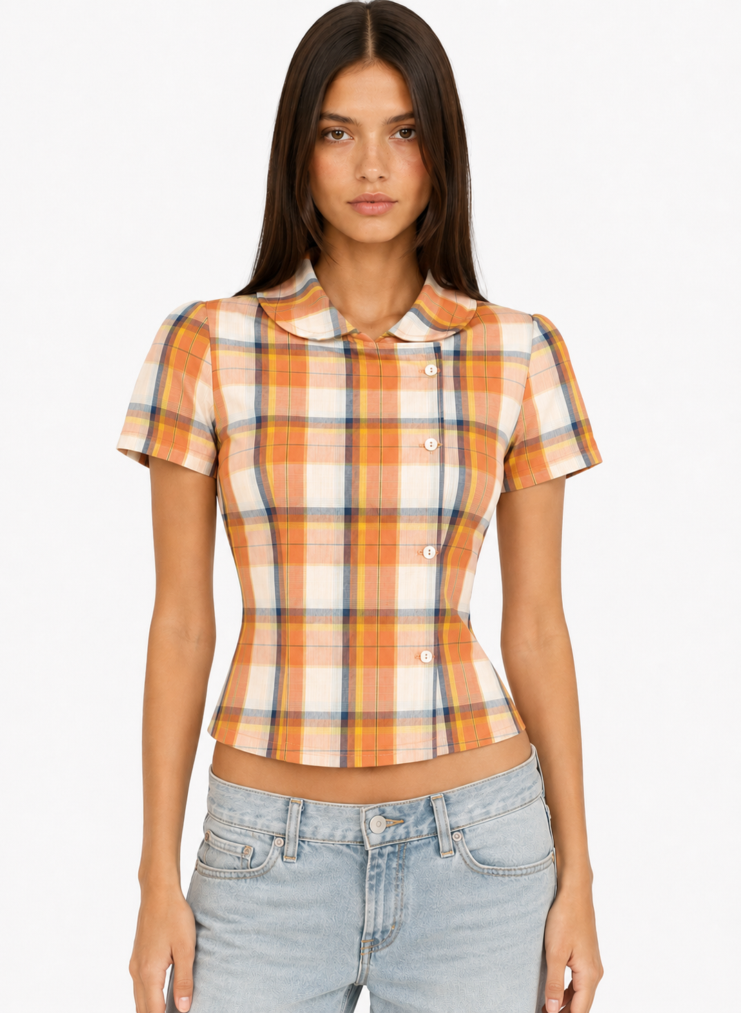 Fitted Short-Sleeve Top